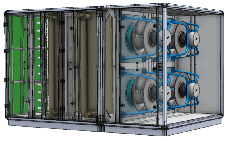 Nos Machines de Traitement de l’Air 5 Centrale de Traitement de l'Air Industrielle